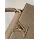 LOUIS VUITTON Capucines BB Galet Grey