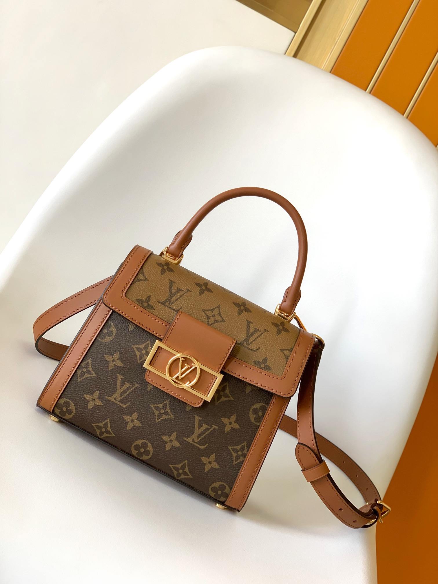 LOUIS VUITTON Dauphine Capitale Bag