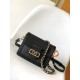 LOUIS VUITTON Dauphine MM Bag Black