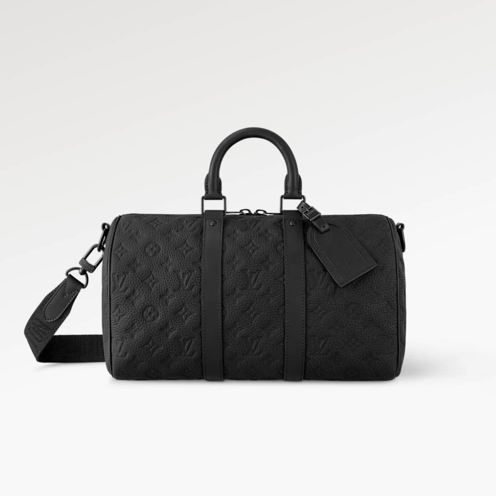 LOUIS VUITTON Keepall Bandoulière 35 Bag  Monogram Eclipse coated canvas