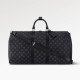 LOUIS VUITTON Keepall Bandoulière 55 Black