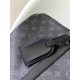 LOUIS VUITTON Keepall Bandoulière 55 Black