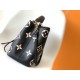 LOUIS VUITTON NéoNoé MM Bucket Bag  Black/Cream