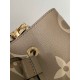 LOUIS VUITTON NéoNoé MM Bucket Bag  Dove Grey/Cream