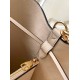 LOUIS VUITTON NéoNoé MM Bucket Bag  Crème Beige