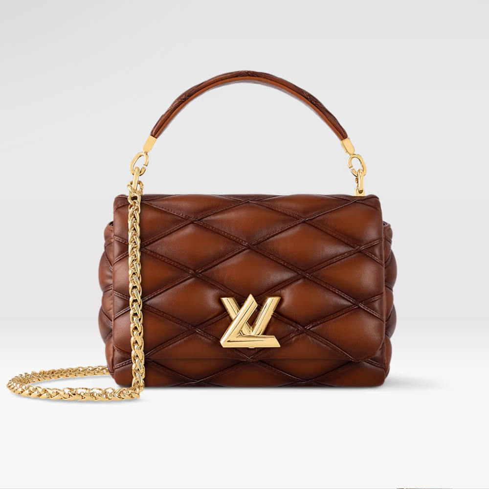 LOUIS VUITTON GO-14 MM Bag Smoked Tan