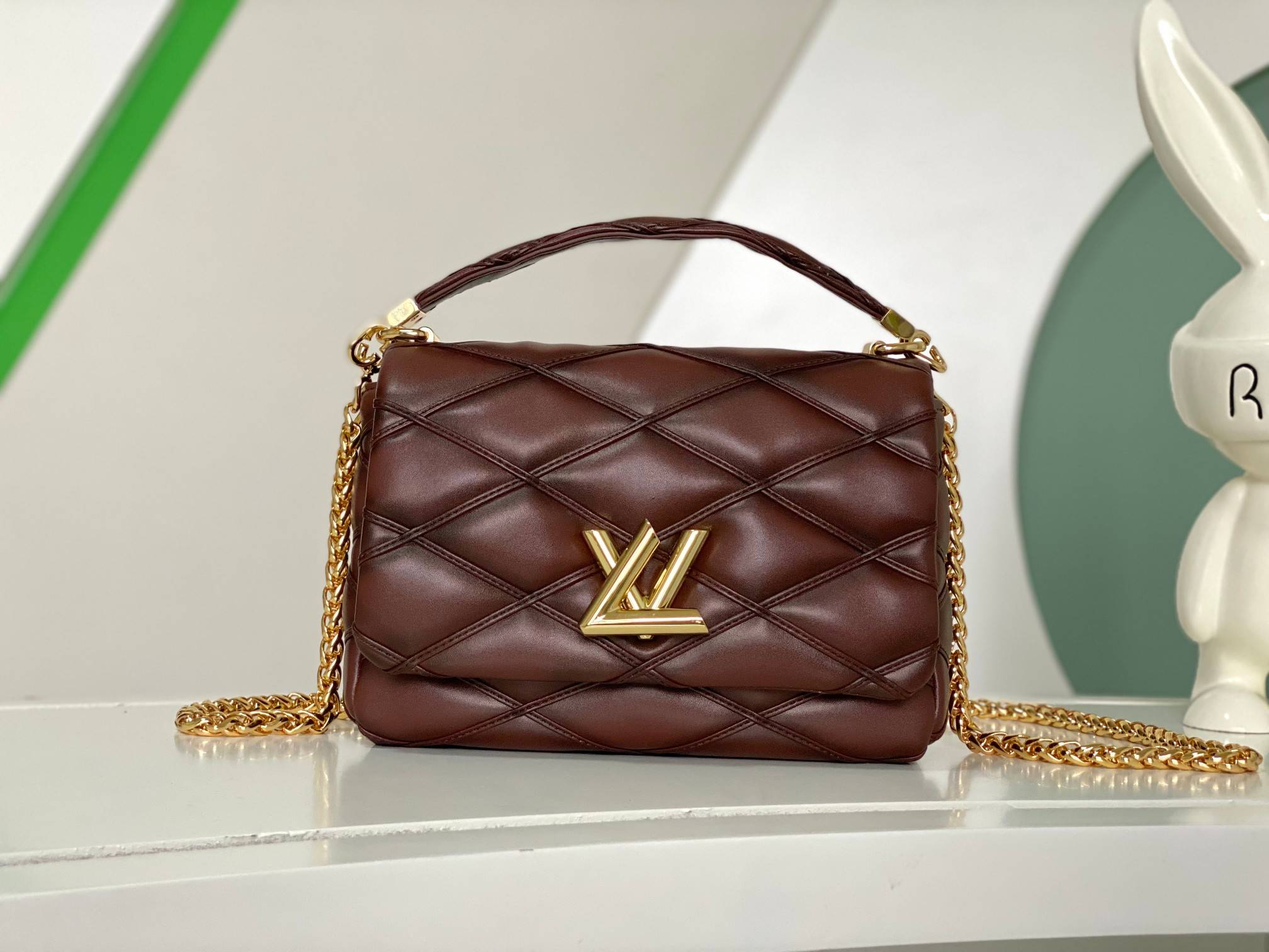 LOUIS VUITTON GO-14 MM Bag Smoked Tan