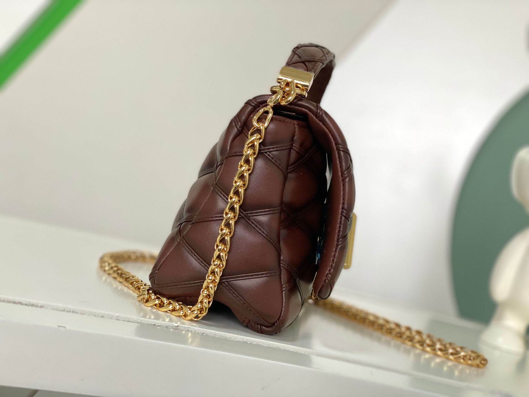 LOUIS VUITTON GO-14 MM Bag Smoked Tan