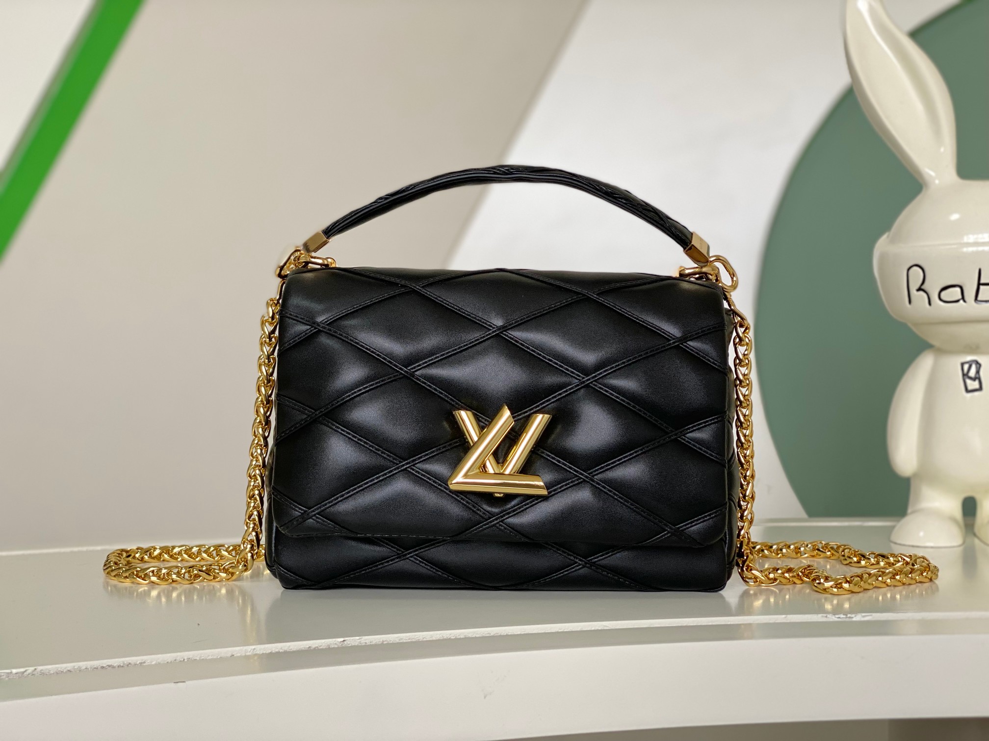 LOUIS VUITTON GO-14 MM Bag Black