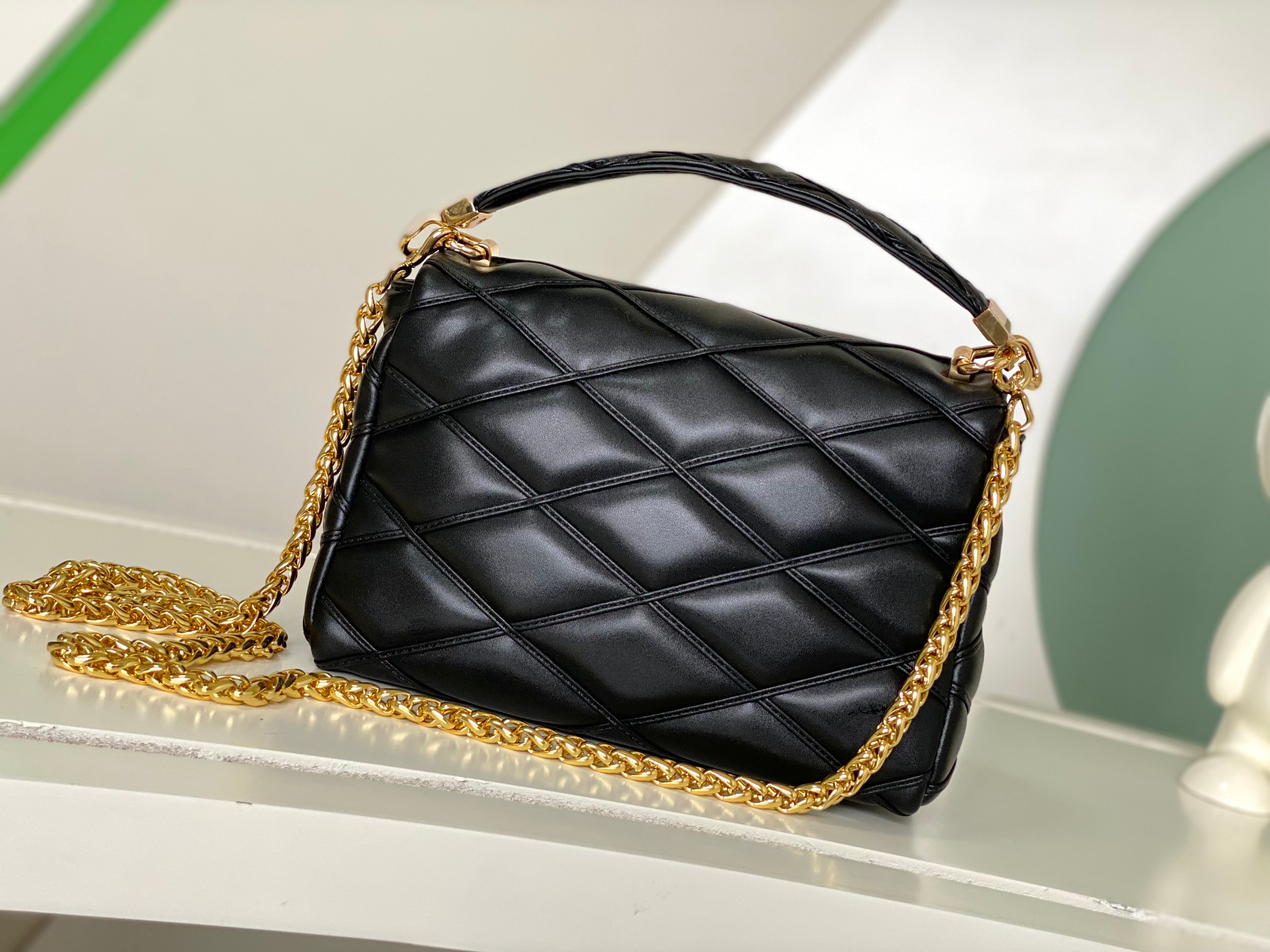 LOUIS VUITTON GO-14 MM Bag Black